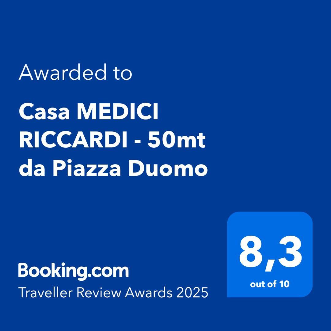 Apartamento Casa Medici Riccardi - 50Mt Da Piazza Duomo Florencia Exterior foto